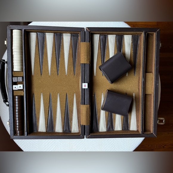 Backgammon and Scrabble Board Games Bundle - Picture 3 of 16